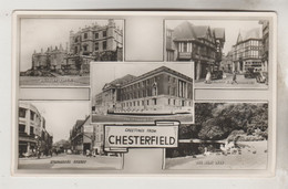 CPSM CHESTERFIELD (Angleterre-Derbyshire) - Souvenir De.....5 Vues - Derbyshire