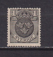 SWEDEN - 1911-19 Wm Wavy Lines 1o Hinged Mint - Neufs