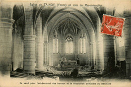 Taingy * Intérieur De L'église Du Village , En Reconstruction - Autres & Non Classés