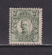 SWEDEN - 1911-19 Gustav V No Wm 7o Used As Scan - Ungebraucht