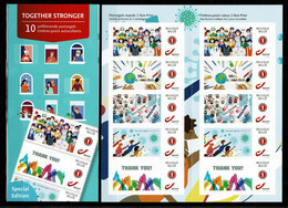Belgique Carnet 10 X N° 1 Special Edition Together Stronger 2021 VF 12,6 € - Libretti 1953-....