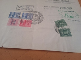 DOCUMENTO CON 4 MARCHE CONSOLARI ORO + 6 ANNINISTRATIVE 1954 - Revenue Stamps