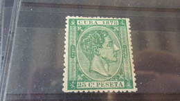 CUBA  YVERT N° 25 * - Neufs