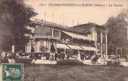 CPA - 69 - CHARBONNIERES Les BAINS - LE CASINO - Carte Animée - Charbonniere Les Bains