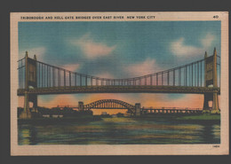 New York City - Triborough And Hell-Gate Bridges Over East River - Puentes Y Túneles