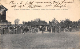 94-CHAMPIGNY- CHAMP DE COURSES DU TREMBLAY - SORTIE DES CHEVAUX ALLANT AU DEPART - Champigny Sur Marne