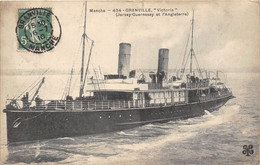 50-GRANVILLE- " BATEAU VICTORIA " ( JERSEY-GUERNESEY ET L'ANGLETERRE ) - Granville