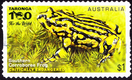 AUSTRALIA 2016 $1 Multicoloured, Endangered Wildlife-Southern Corroboree Frog Self Adhesive FU - Used Stamps