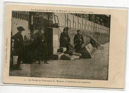 56 PLOERMEL Les Expulsions Des Freres Février 1904 -10 Portail Pensionnat La Mennais Lendemain Expulsions Cal / D09 2022 - Ploërmel