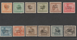 Ruanda Urundi - OBP 50-61 - Vloors Met Opdruk - MNH/**/NSC - Unused Stamps