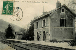 St Martin De Bouillac * La Gare * Ligne Chemin De Fer Aveyron - Otros & Sin Clasificación