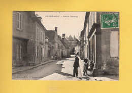 CPA..dépt 02..VIC Sur AISNE :  Rue De Fontenoy  : Voir Les 2 Scans - Vic Sur Aisne