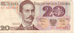 Polonia 20 Zlotych 1982 Circulated - Pologne