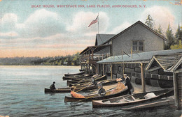 CPA ETATS UNIS BOAT HOUSE WHITEFACE INN LAKE PLACID ADIRONDACKS - Altri & Non Classificati