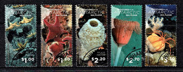 New Zealand 2016 Ross Dependency - Creatures Of The Antarctic Sea Floor Set Of 5 Used - - Usados