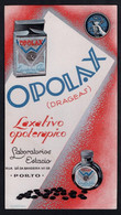 Opolax Laxativo * Laboratórios Estácio * Porto * Portugal * Mata-borrão * Blotter * Buvard * Löschpapier - Chemist's