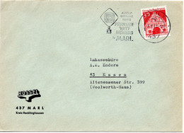 54670 - Bund - 1970 - 30Pfg Gr.Bauten Rot EF A Bf MARL - ADOLF-GRIMME-PREIS FERNSEH-WETTBEWERB MARL -> Essen - Covers & Documents