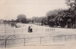 CPA - 94 - BRY SUR MARNE - Les Restaurants Des Bords De La Marne - Dos Non Divisé - Animée - Bry Sur Marne