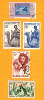 Mauritanie - 1913 - 5f Oblitéré - 1938 - 2c Et 3c NEUF - 20F Oblitéré - Gebruikt