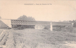 CPA - 94 - CHAMPIGNY - Pont Du Chemin De Fer - Dos Non Divisé - Champigny Sur Marne