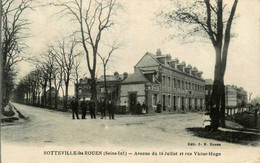 Sotteville Les Rouen * Avenue Du 14 Juillet Et Rue Victor Hugo - Sotteville Les Rouen