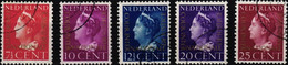 Nederland 1947  NVPH D21/24  Court De Justice + Pl Rest  St Rest  Reste De Charniere - Servizio