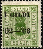 IJsland 1902 D 15a  + Pl Rest  St Rest  Reste De Charniere - Ongebruikt