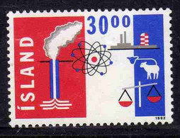 ISLANDA ICELAND ISLANDE ISLAND 1992 EXPORT TRADE AND COMMERCE 30.00k USED USATO OBLITERE' - Used Stamps