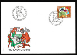 1985 Schweiz. FDC Mi: J 1306°/ Zum: J 296°, 3000 BERN Ausgabetag 26.11.85. Pro Juventute, - - Aschenputtel - Contes, Fables & Légendes