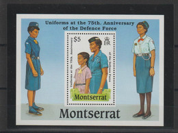 Montserrat 1989 Uniformes Militaires BF 48 ** MNH - Montserrat