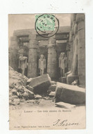 LOUXOR 537 LES TROIS STATUES DE RAMSES 1905 - Luxor