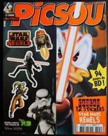 MAGAZINE BD - Picsou Magazine N°505 + Planche Stickers STAR WARS REBELS - Picsou Magazine