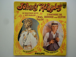 Johnny Hallyday 45Tours EP Vinyle Le Mauvais Rêve / Bonnie And Clyde - 45 T - Maxi-Single