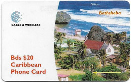 Barbados - C&W (GPT) - Bathsheba - 263CBDG - 1998, 70.000ex, Used - Barbados (Barbuda)