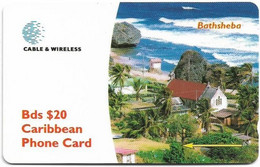 Barbados - C&W (GPT) - Bathsheba - 284CBDC - 1999, 80.000ex, Used - Barbados (Barbuda)