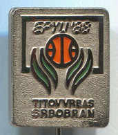 Basketball Pallacanestro Baloncesto - 1988 European Championship For Juniors, YUGOSLAVIA, Vintage Pin, Badge, Abzeichen - Basketball