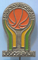 Basketball Pallacanestro Baloncesto - BASK 80 Yugoslavia Tournament Srbobran, Vintage Pin, Badge, Abzeichen - Basketball