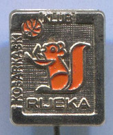 Basketball Pallacanestro Baloncesto - KK Rijeka, Croatia, Vintage Pin, Badge, Abzeichen - Basketball