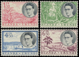 196/199** - Voyage Royal Au / Koninklijke Reis Naar / Königliche Reise Nach / Royal Trip To - RUANDA - URUNDI - Unused Stamps