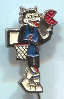 Basketball Pallacanestro Baloncesto - KK Cibona, Zagreb Croatia, Vintage Pin, Badge, Abzeichen - Basketball