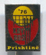 Basketball Pallacanestro Baloncesto - Priština 1976, Kosovo, Vintage Pin, Badge, Abzeichen - Basketball