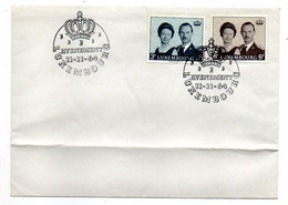 Luxembourg--- 1964 --  Evènement  Ducal .. 11-11-64 (2 Val ) ........pli Horizontal Sur Bas D'enveloppe.......à Saisir - Lettres & Documents