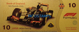 192442 BILLETE FANTASY TICKET 10 AUTOMOBILE LOTUS RACING CAR FORMULA 1 BANK OF ENGLAND UK NO POSTAL POSTCARD - Kilowaar - Bankbiljetten