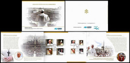 2013 ARGENTINA - POPE FRANCIS - JOINT ISSUE WITH VATICAN - BOTH SETS WITH FIRST DAY OF ISSUE POSTMARK ON FOLDER - Päpste