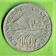 NOUVELLE CALEDONIE / 10 FRANCS / 1972 - Nouvelle-Calédonie