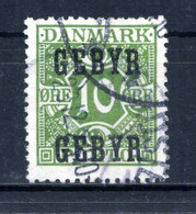 1923 DANIMARCA Servizio N.19 USATO GEBYR - Service