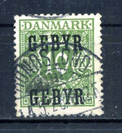 1923 DANIMARCA Servizio N.19 USATO GEBYR - Service