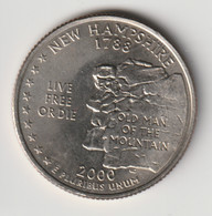 U.S.A. 2000 P: Quarter, New Hampshire, KM 308 - 1999-2009: State Quarters