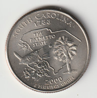U.S.A. 2000 P: Quarter, South Carolina, KM 307 - 1999-2009: State Quarters