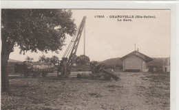 GRANDVELLE   70  HAUTE SAONE BELLE   CPA   LA GARE - Autres & Non Classés